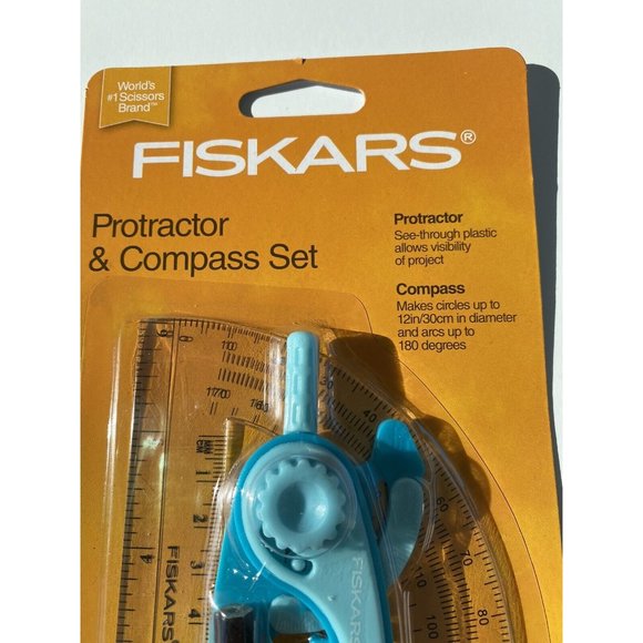 Fiskars Protracter And Compass Set New - Picture 3 of 5